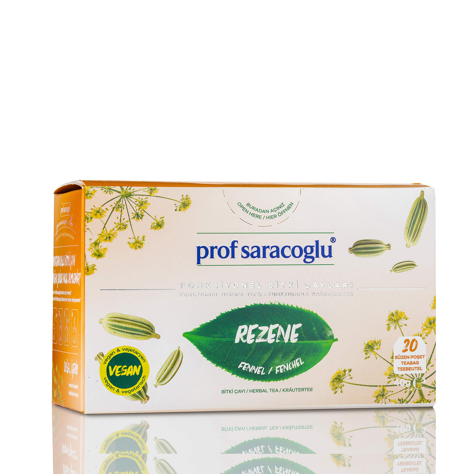Fenchel-Kräuterteebeutel (20 Beutel) Zweitbild