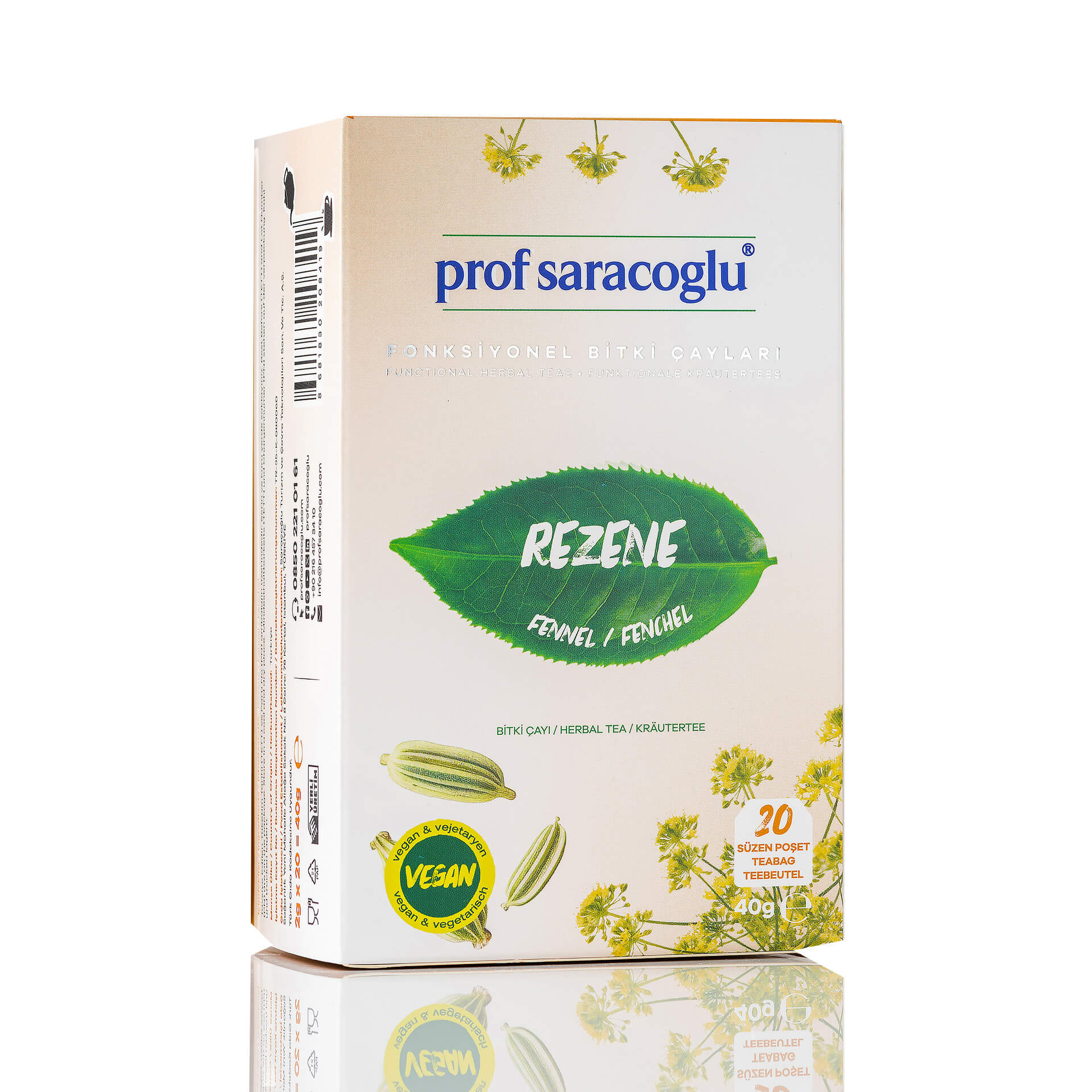 Fenchel-Kräuterteebeutel Hauptbild