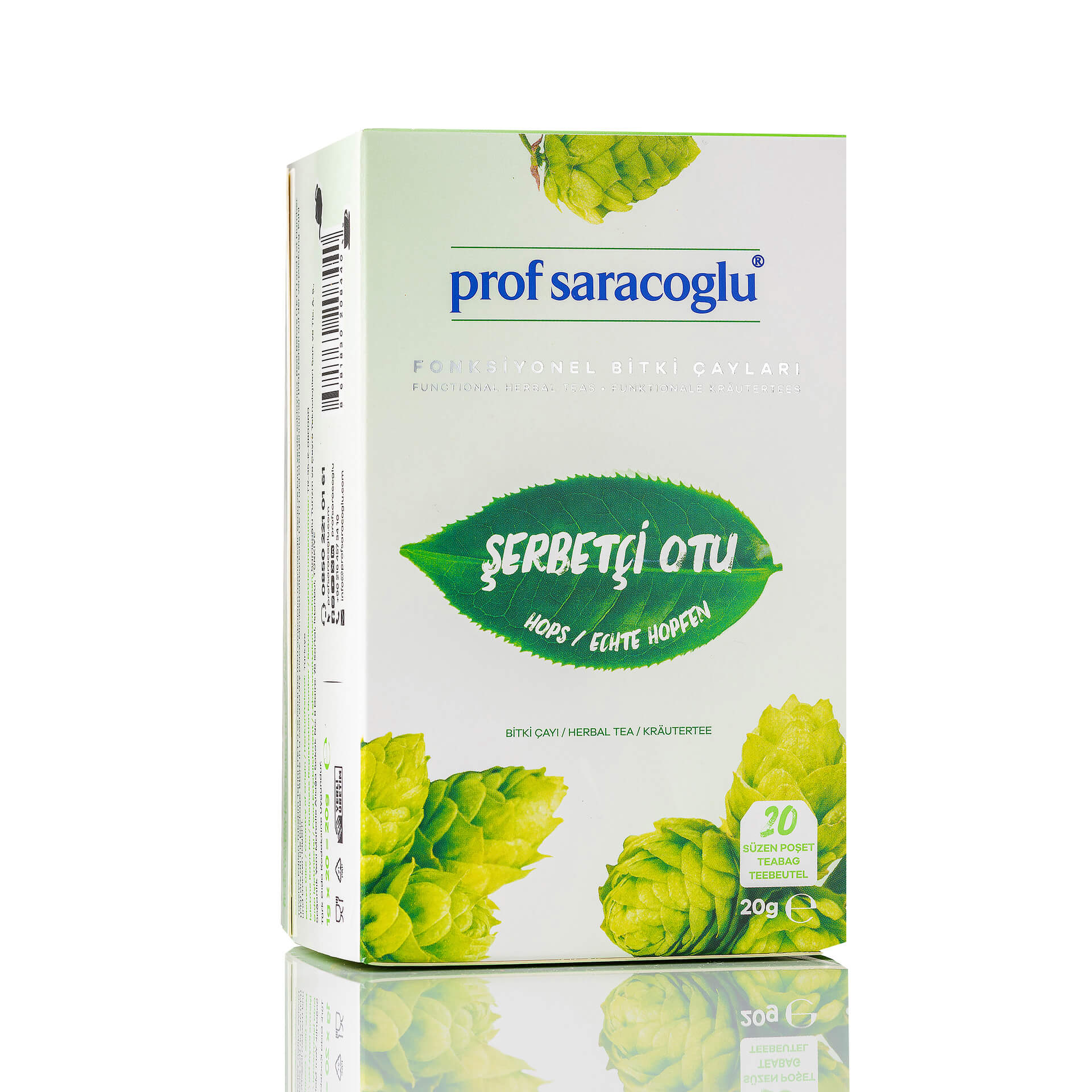 Echter Hopfen (Humulus lupulus) - Kräuterteebeutel