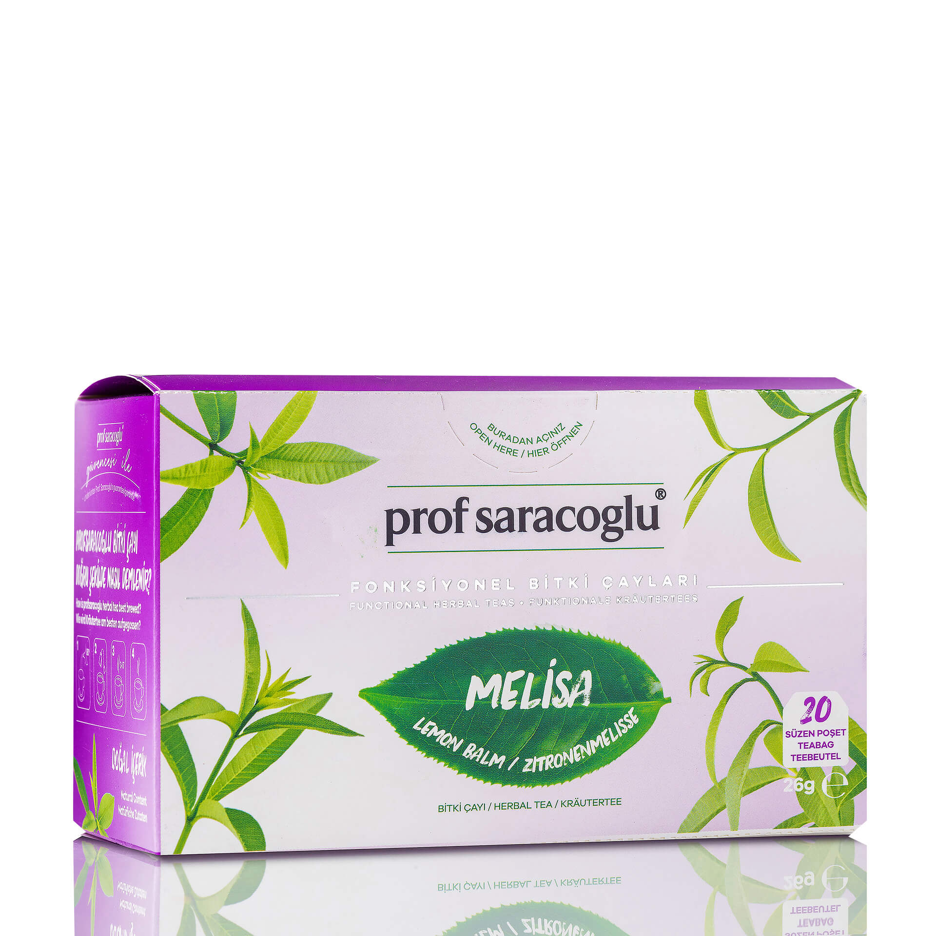 Zitronenmelisse (Melissa officinalis) - Kräuterteebeutel (20 Beutel) Zweitbild