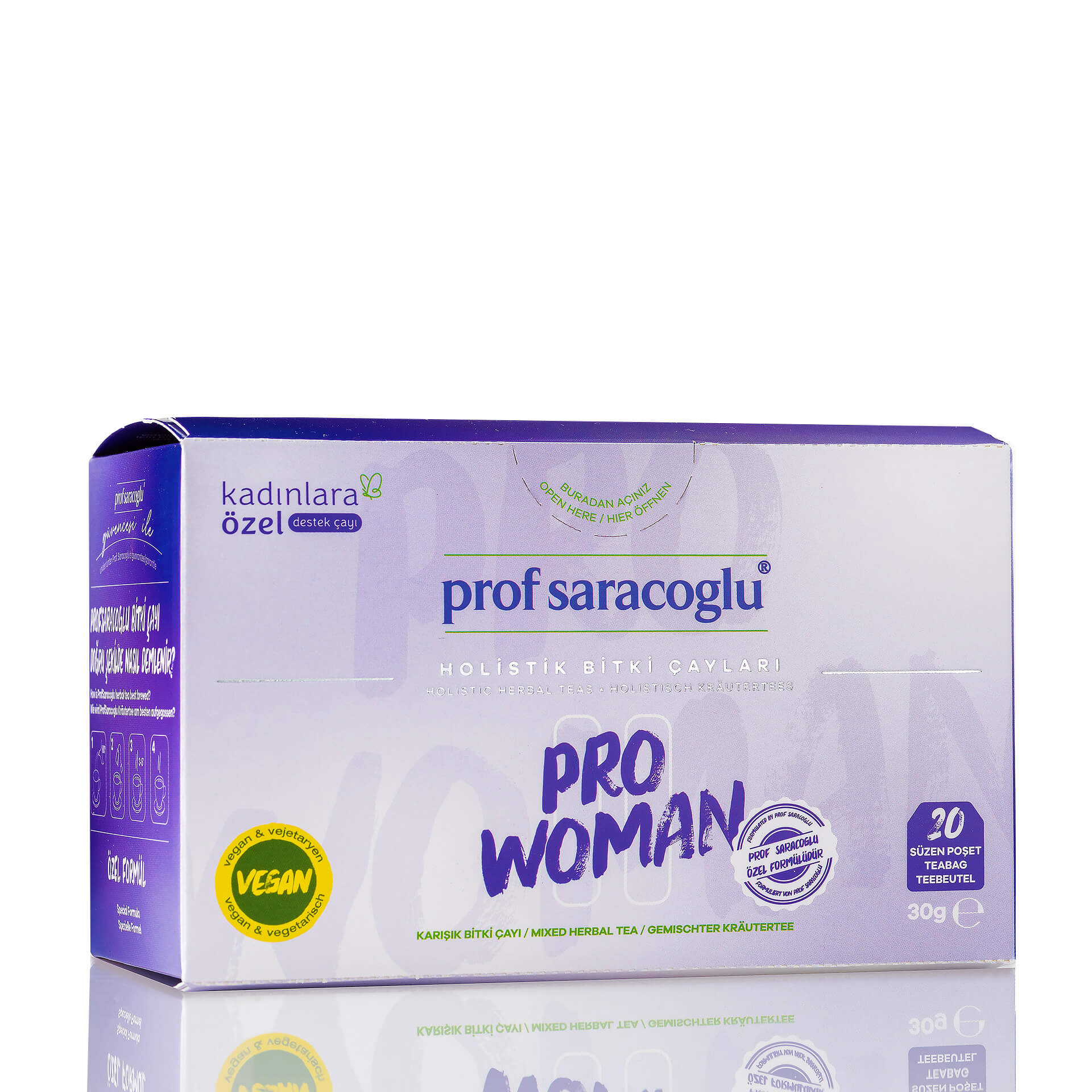 Pro-Woman Kräutertee – Natürliche Kräuterteemischung für Frauen (20 Beutel) Zweitbild