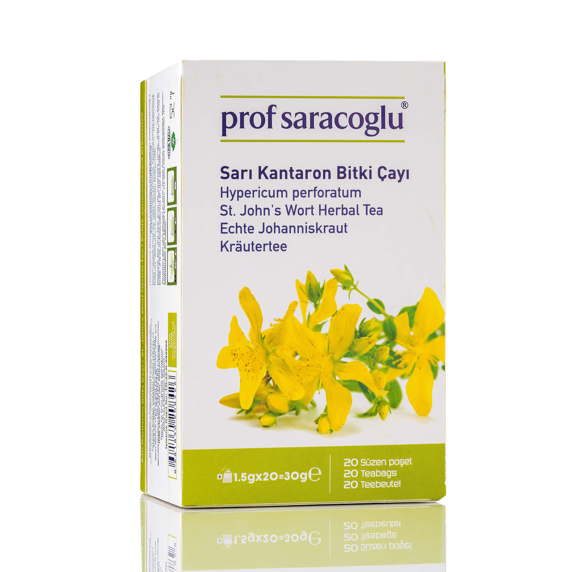 Echte Johanniskraut (Hypericum perforatum)  - Kräuterteebeutel Hauptbild